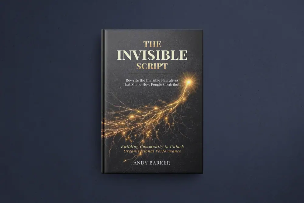 The Invisible Script — 3D mockup